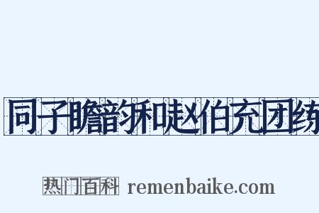同子瞻韵和赵伯充团练是什么意思的图片